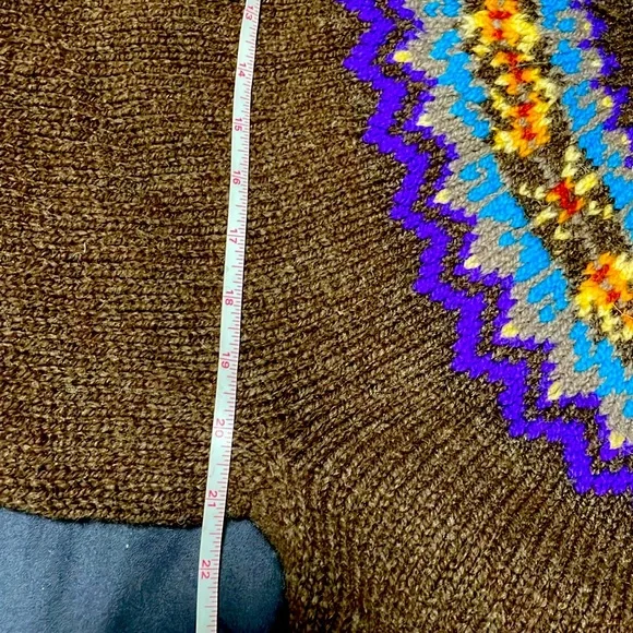 EUC Fair Isle Wool Sweater - Picture 8 of 9